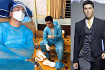 Ấn tượng với nam diễn viên xung phong làm tình nguyện viên ở tâm dịch