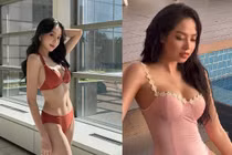 Hoa hậu Quốc tế Thanh Thủy diện bikini đẹp nóng bỏng 