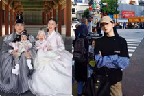 Hot face sao Việt: Gia đình Phương Oanh chụp ảnh cổ trang Hàn Quốc