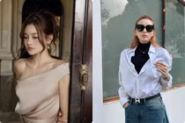 Hot face sao Việt: Thuỳ Anh diện váy lụa hở vai gợi cảm