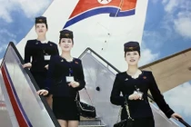 Ngắm nữ tiếp viên hàng không Triều Tiên xinh như mộng