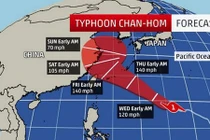 Trung Quốc báo động cao nhất về siêu bão Chan-Hom