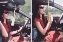 Khoe clip vừa buông hai tay vừa lái xe ô tô, Nam Em có bị xử phạt?