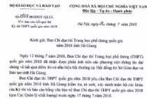 Bộ GD&ĐT yêu cầu rà soát kết quả thi THPT quốc gia bất thường tại Hà Giang