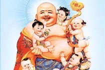 Đức Di Lặc và ý nghĩa sáu đứa bé