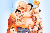 Đức Di Lặc và ý nghĩa sáu đứa bé