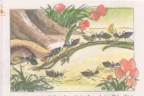 Giật mình hình minh họa trong sách giáo khoa Tiếng Việt 1 