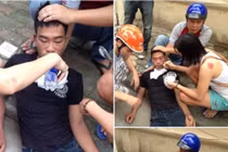 Lật mặt thật thanh niên giả “ngất vì đói” để xin ăn