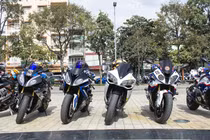 Hơn 500 môtô phân khối lớn náo động đất Tây Đô