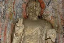 Kỳ lạ tượng Phật có biểu tượng hòa bình, chiến thắng 