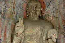 Kỳ lạ tượng Phật có biểu tượng hòa bình, chiến thắng 