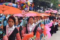 Không khí vui Tết Độc lập ở Cao nguyên Mộc Châu