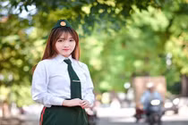 Mê mệt nhan sắc nữ sinh trường Quân đội