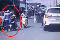 Người đàn ông tát phụ nữ đi xe máy gây phẫn nộ nói gì?