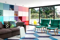 Xu hướng thiết kế nội thất đầy màu sắc hiện đại