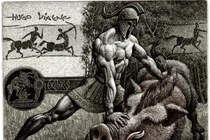 Huyền bí con lợn siêu khỏe thử thách sức mạnh của Hercules