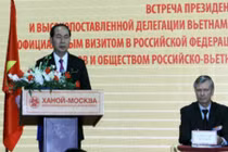 Chủ tịch nước gặp mặt hội hữu nghị Nga-Việt và hội CCB Nga