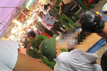 Chết ngất khi thấy người đàn ông bị dao cắm ngập ngực