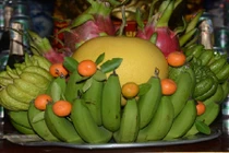 Mâm ngũ quả ngày Tết trong văn hóa 2 miền Nam - Bắc