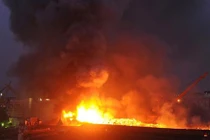 Tàu chở dầu ở Thanh Hóa phát nổ, 5 người thương vong