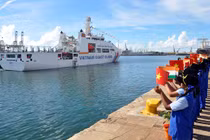 Khoảnh khắc ấn tượng tàu CSB Việt Nam thăm Ấn Độ
