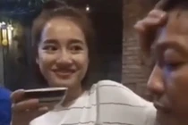 Video Nhan Phúc Vinh "sững sờ" thấy Nhã Phương khéo nịnh Trường Giang 