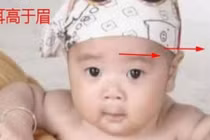 Nhìn diện mạo đoán đứa trẻ sinh ra đã thông minh, tài giỏi