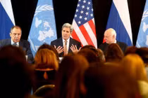 Các nước lớn thống nhất thỏa thuận ngừng bắn ở Syria