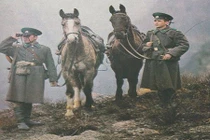 Ảnh người lính Liên Xô làm nhiệm vụ nơi biên giới 