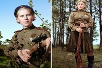 Ảnh màu hiếm các nữ xạ thủ huyền thoại của Liên Xô