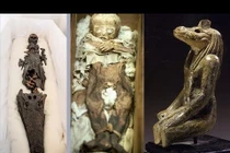 Tận mục xác ướp nửa người nửa cá sấu dị hình nhất TG 