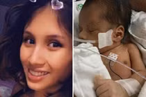 Em bé bị cắt khỏi tử cung trong vụ án chấn động nước Mỹ qua đời 