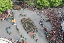Ấn tượng cảnh diễu binh, diễu hành 2/9 nhìn từ trên cao