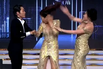 Bị xỉ vả chuyện dao kéo, Phi Thanh Vân lao vào tát đồng nghiệp