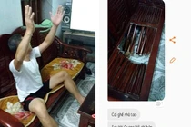 Cổ vũ bóng đá quá sung làm ghế gãy đôi khiến dân mạng cười ngất