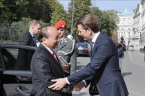 Lễ đón chính thức Thủ tướng Nguyễn Xuân Phúc thăm Áo