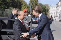 Lễ đón chính thức Thủ tướng Nguyễn Xuân Phúc thăm Áo