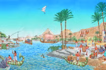 Người Ai Cập cổ đại đo mực nước sông Nile thế nào?