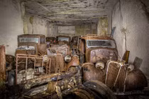 “Kho báu” ô tô chôn giấu dưới lòng đất trong Thế chiến 2