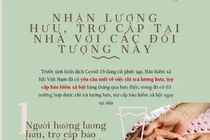 COVID-19: Đối tượng nào được trả lương hưu, trợ cấp tại nhà?