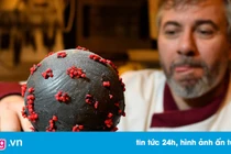 “Bắt sóng” dịch Covid-19, bánh chocolate mang hình virus corona bán ở Pháp