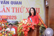 Bà Lâm Thị Phương Thanh tái đắc cử Bí thư Tỉnh ủy Lạng Sơn