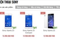 Sony bất ngờ giảm giá Xperia Z3 đến một triệu đồng