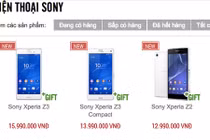 Sony bất ngờ giảm giá Xperia Z3 đến một triệu đồng