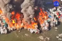 Cháy lớn tại Manila, nhiều ngôi nhà bị thiêu rụi