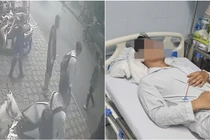 Nam sinh bị người lạ chặn xe, hành hung trên đường đi học về
