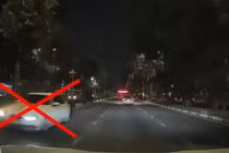 Ô tô lao ngược chiều giữa trung tâm TP Biên Hòa