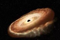 Hố đen 'ngủ đông' sau khi 'ăn' quá nhiều vật chất