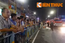 Cháy lớn cạnh cây xăng, khu dân cư hoảng loạn