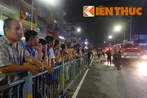 Cháy lớn cạnh cây xăng, khu dân cư hoảng loạn